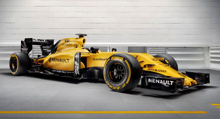  Renault Unveils Official 2016 F1 Livery [w/Video]