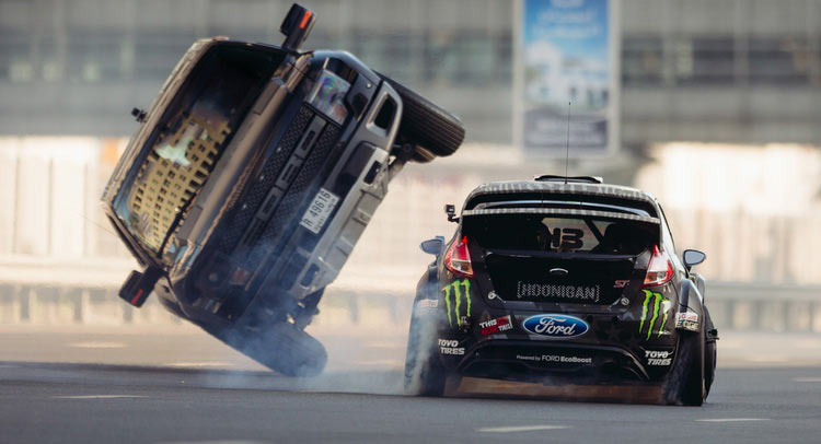  Ford Turns Gymkhana Eight Action-Packed Video Into ‘GIFKHANA’