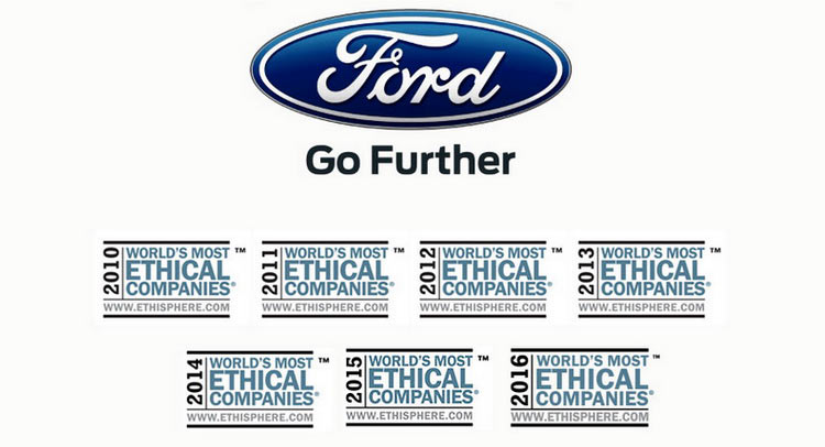  Ford Stays On As World’s Most Ethical Car Company