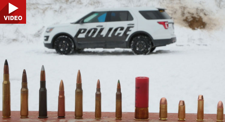  Ford Police Interceptors Now Protect Against Armor-Piercing Rifle Ammo