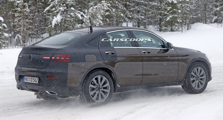 2017 Mercedes GLC Coupe Caught Virtually Undisguised… Again