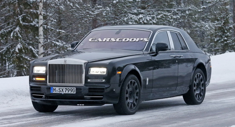  Rolls Royce’s 2018 Cullinan SUV Tested Under The Covers Of A Phantom Mule