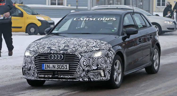  Spied: Audi’s Facelifted A3 E-Tron Plug-In Hybrid