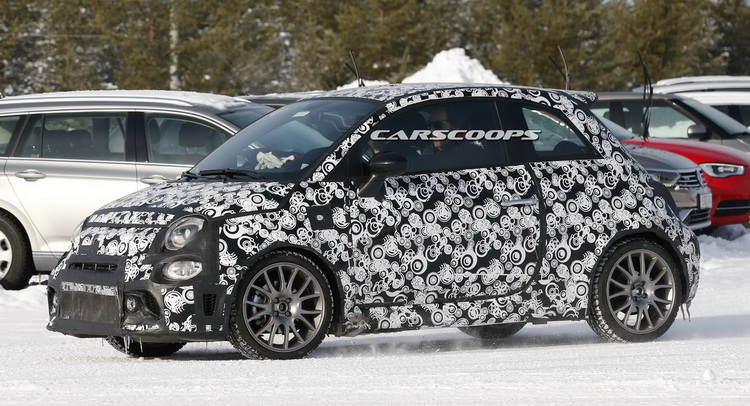  New Abarth 500 Spotted: Design Upgrades And More Power