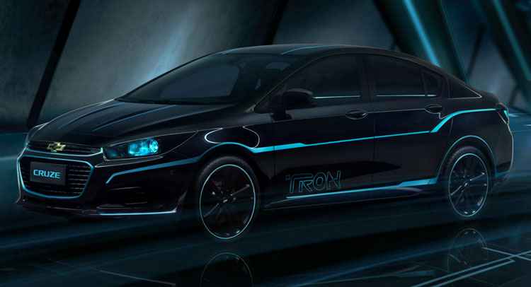  Tron: Legacy-Inspired Chevy Cruze Visits Beijing Show