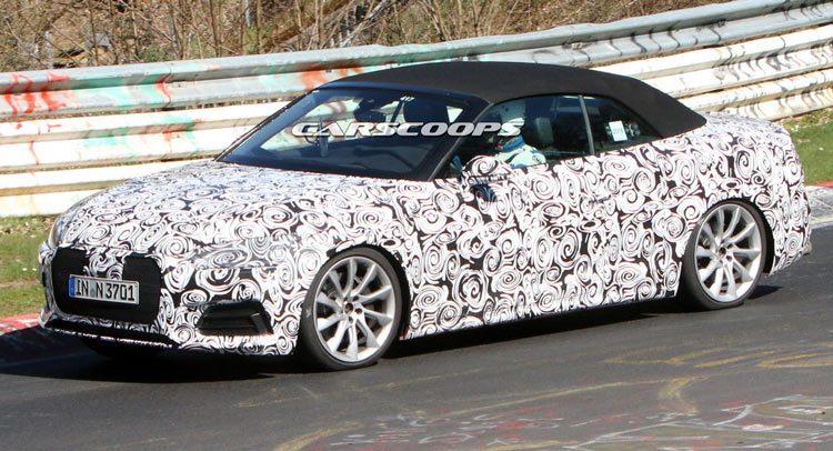  New Audi S5 Cabriolet Sneaks Out To Play With Its 349 Horses