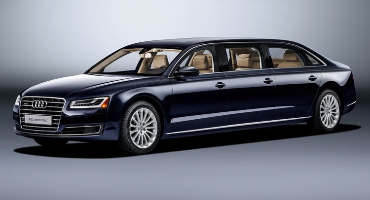  Audi A8 L Extended Is A One-Off, 6.4m Long Six-Door Limo
