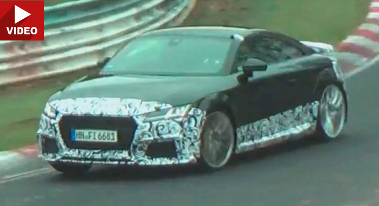2017 Audi TT RS Coupe And Cabrio Tackle The Nurburgring