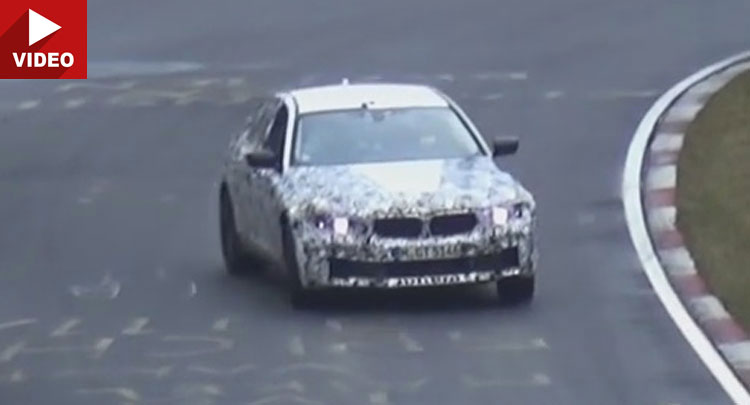 BMW M5 Prototype Loses It On The ‘Ring, But Is It AWD?