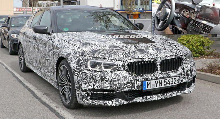  Next BMW 5-Series G30 Sedan Spied In M Sport Trim