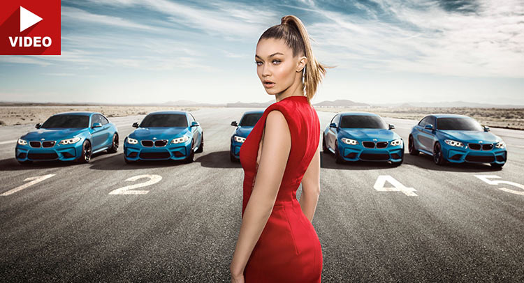Can You Focus On BMW’s M2 With Gigi Hadid Around?