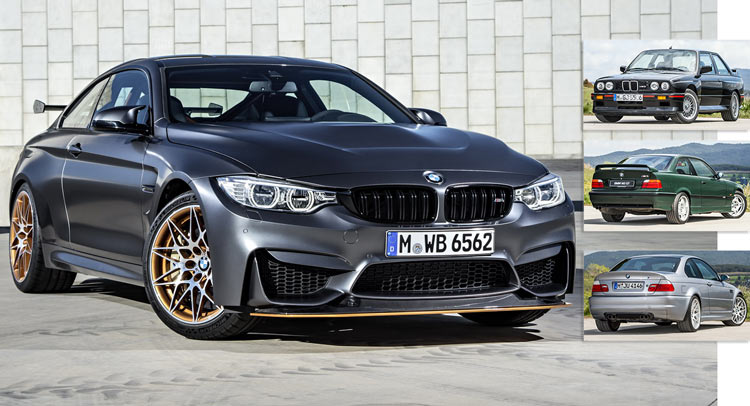  BMW Drops New Gallery Of M4 GTS And Its E30, E36 And E46 M3 Predecessors