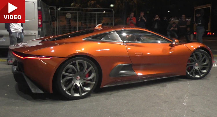 Listen As The Jaguar C-X75 Sounds Off In Monaco