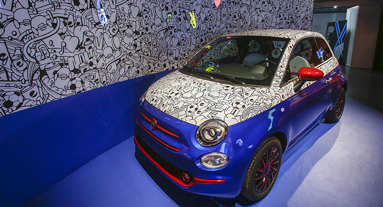 Fiat 500 With Pepsi Theme Customized By Garage Italia Customs