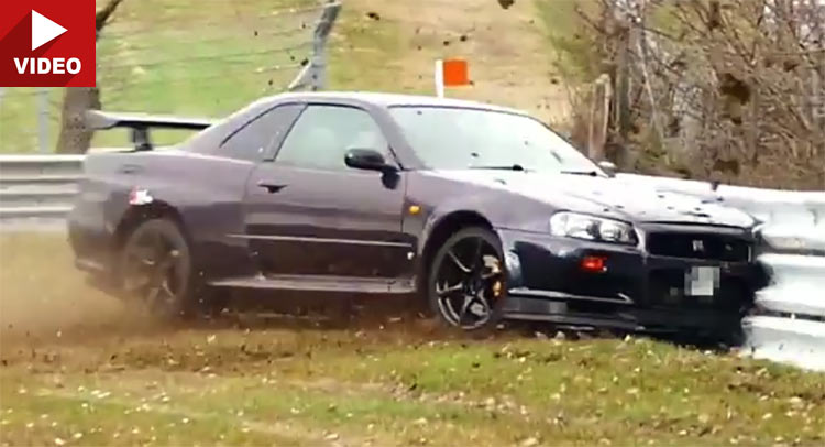 Nissan Skyline GT-R R34 Bites The Dust On The ‘Ring