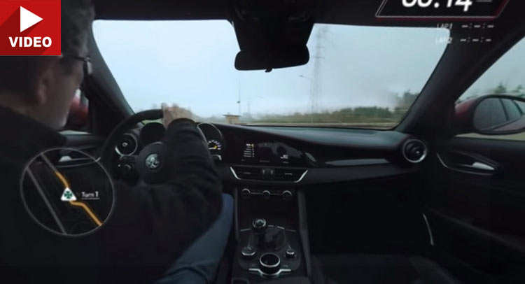 Alfa Romeo Takes Us For A 360-Degree Sideways Lap In New Giulia QV