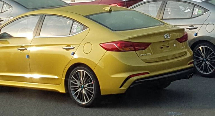  New 2017 Hyundai Elantra Sport With At Least 200HP Spied Undisguised