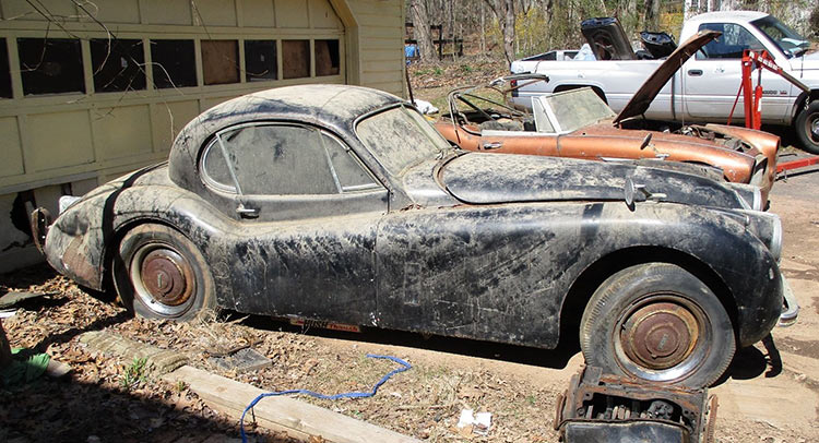  Timeless Jaguar XK120 Looking For A Loving Owner To Restore It To Its Former Glory