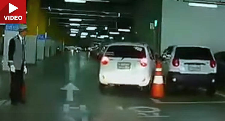 Korean Lady Mistakes Real Life Parking For Bumper Car Ride
