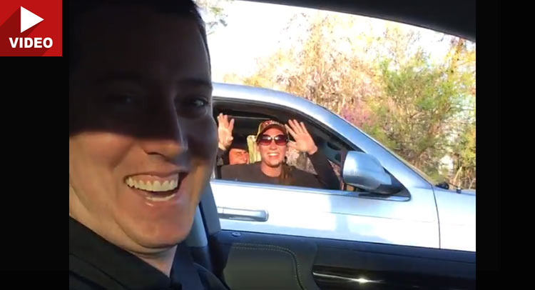  NASCAR Fan Freaks Out When Kyle Busch Stops Next To Her