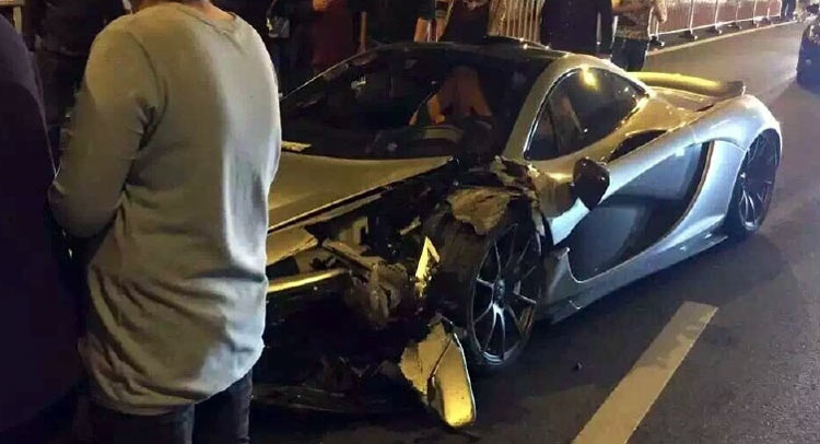 $2 Million McLaren P1 Destroyed After Crashing In China