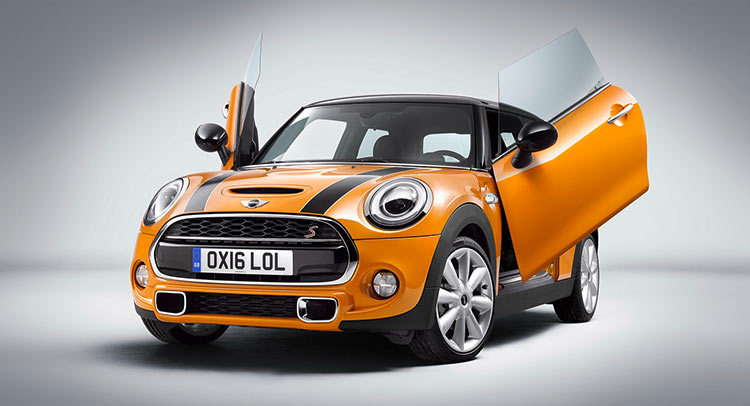  MINI Presents Scissor Doors As New Equipment Option, Available April 1st
