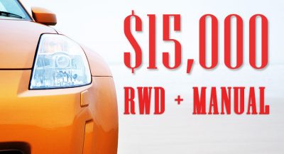 5 Manual RWD Sport Cars For Less Than $15,000 Carscoops