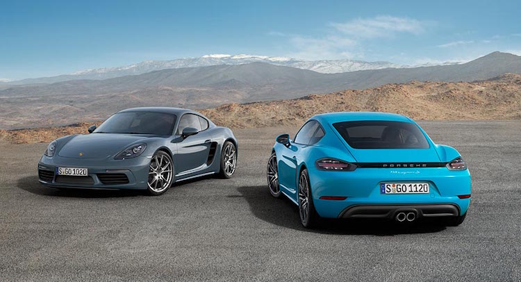  2017 Porsche 718 Cayman Goes Turbo, Priced From $54,950