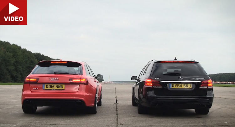  Audi RS6 Vs Merc E63S Shows Just How Damn Quick These Super Wagons Really Are