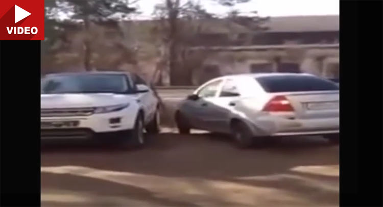  Drunken Russian Woman Rammed Into 17 Cars, All While Talking On Her Phone!