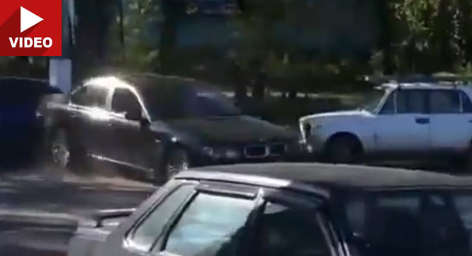 This Guy Had A Feeling About Woman Reversing Her BMW 7