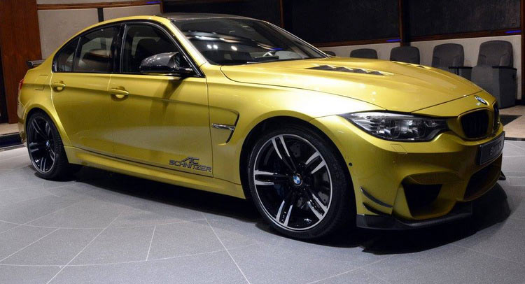 Austin Yellow BMW M3 Bathes In AC Schnitzer & M-Performance Bits