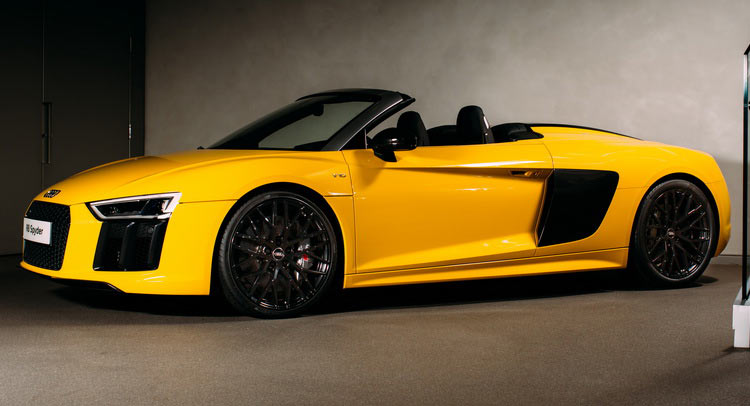 All-New Audi R8 V10 Spyder Makes UK Debut, First Deliveries Expected Late 2016