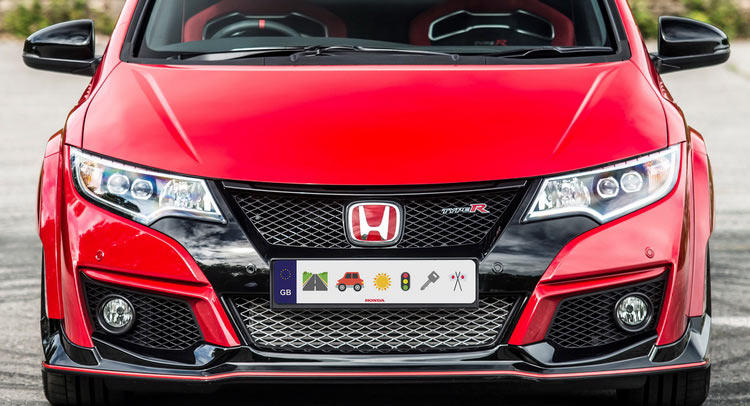  Honda Has A Laugh With EMOJI License Plates
