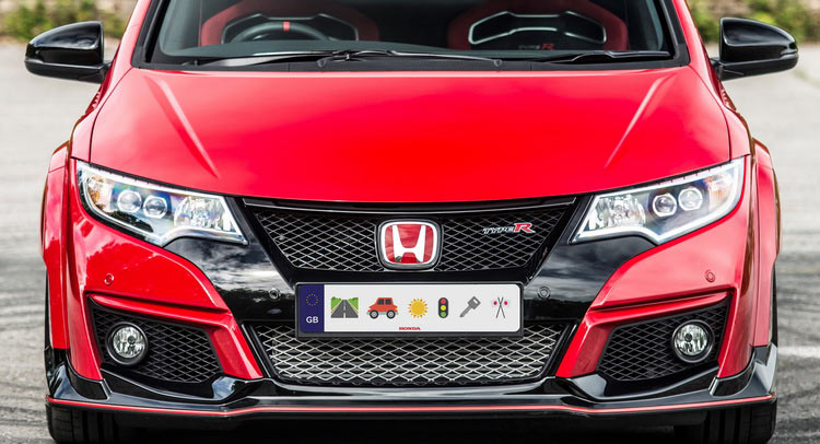 Honda Has A Laugh With EMOJI License Plates