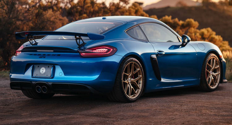Porsche Cayman GT4 Tries On A New Pair Of Shoes