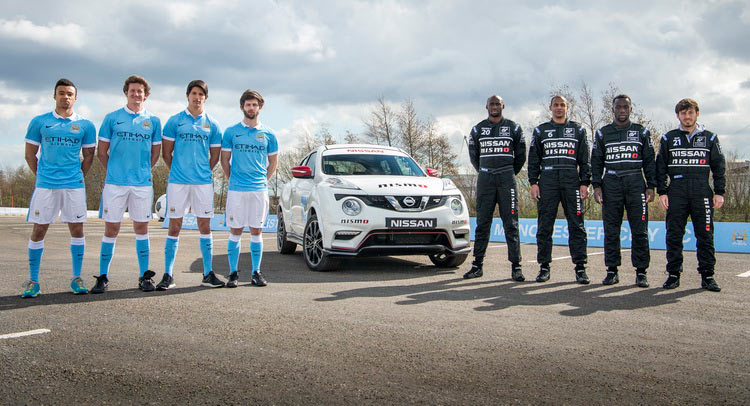 Soccer Stars Become Nissan Race Drivers For A Day [w/Video]