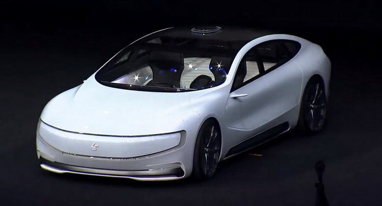  China’s Answer To Tesla Breaks Cover: Meet The LeEco LeSEE [21 Pics & Video]