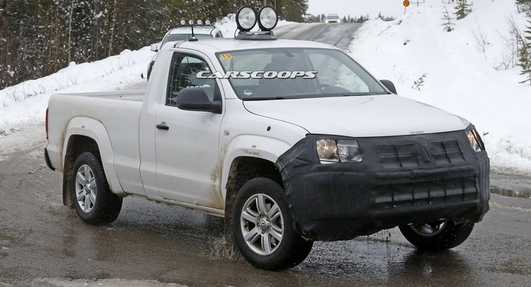 2017 VW Amarok Spotted With New Family Face & Minor Updates
