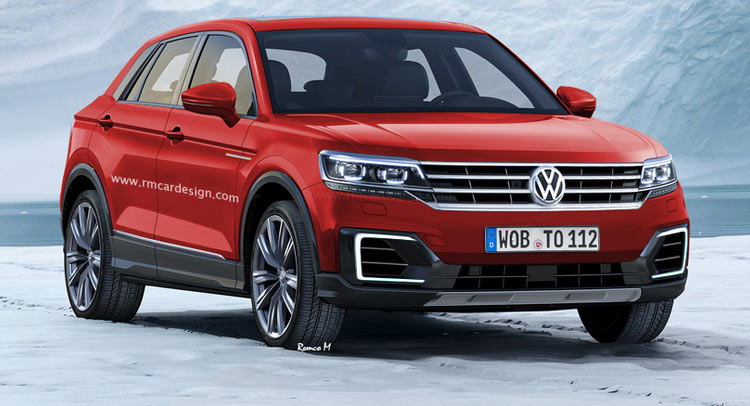  VW-Polo Based Crossover Rendered With T-Cross & Tiguan Cues