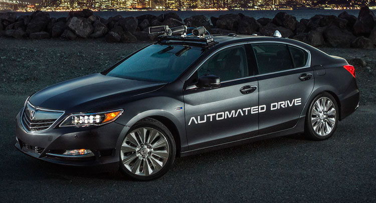  Acura RLX Hybrid Picked As Their Second-Gen Autonomous Test Car
