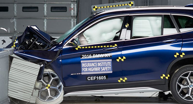 IIHS Awards New BMW X1 With A Top Safety Pick+