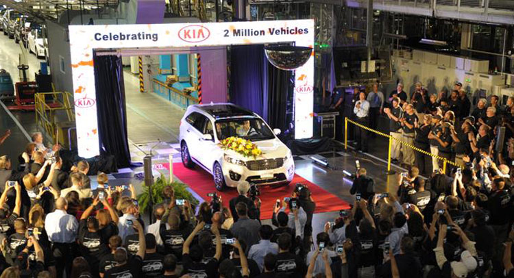 Sorento SXL Is Kia’s 2 Millionth Vehicle Produced In The US