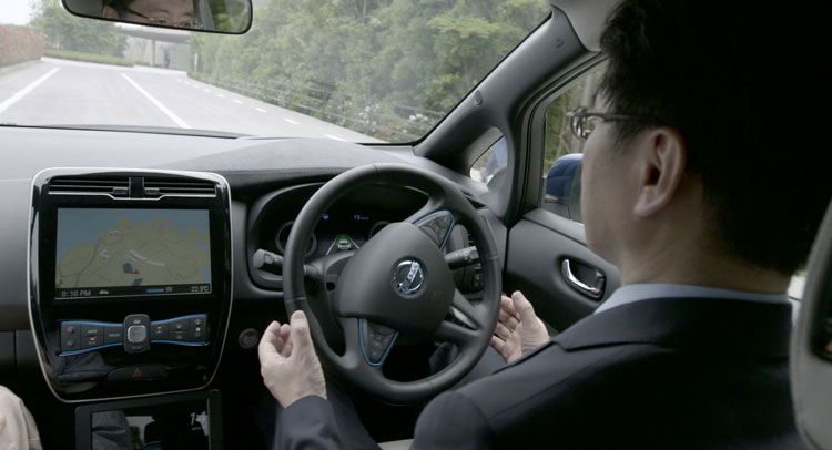  Nissan ProPilot Is An Autonomous Leaf Showcased At The G7 Summit