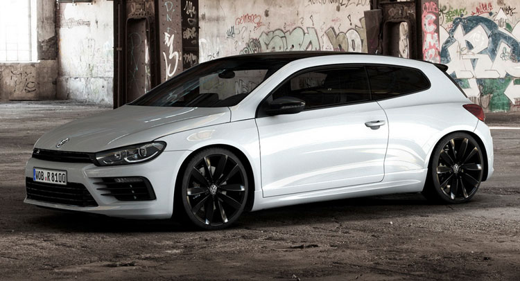  VW Freshens Scirocco R With Black Style Pack