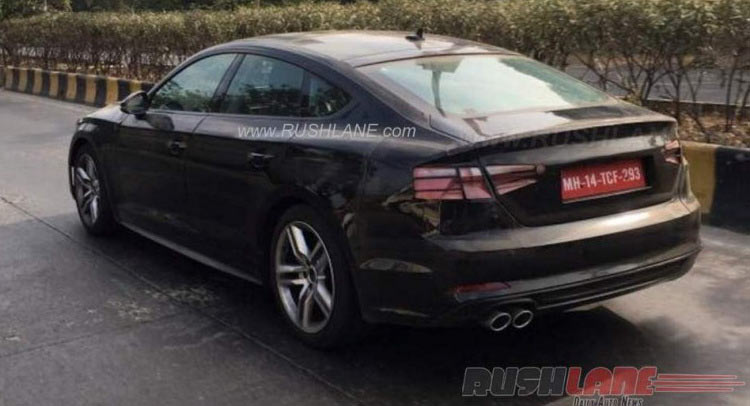  2017 Audi A5 Sportback Spied Almost Undisguised In Mumbai