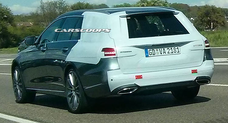 U Spy One More 2017 Mercedes-Benz E-Class Wagon On The Road