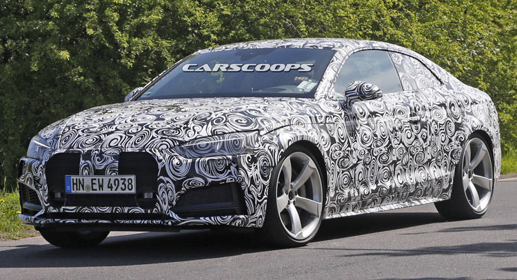  Audi Rolls Out RS5 Test Mule, Drops V8 For V6 Turbo