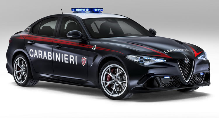  New Alfa Romeo Guilia QV Joins Italian Carabinieri [w/Video]