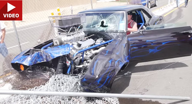  Drag-Spec Camaro Fails Gruesomely While Leaving Cars And Coffee
